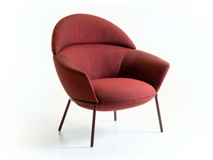 SWALE - Fabric armchair with armrests _ La Cividina